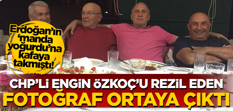 Erdoğan’ın ‘manda yoğurdu’na kafayı taktı! CHP’li o isim rakılı çilingir sofrasında!