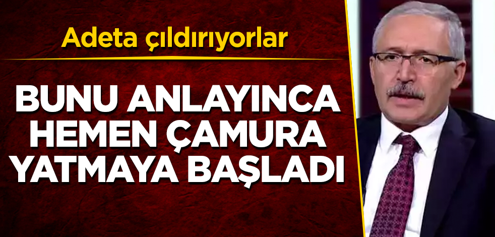 Erdoğan’ın önde olduğunu gösteren bir anket yayınlandı mı çıldırıyorlar! Hemen çamura yatmaya başladılar