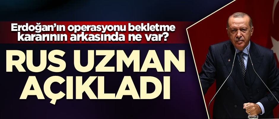 Erdoğan’ın operasyonu bekletme kararının arkasında ne var?