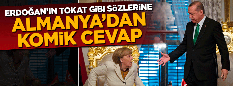 Erdoğan'ın "PKK" sözlerine Almanya'dan komik cevap