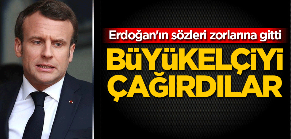 Erdoğan'ın sözleri zorlarına gitti! Büyükelçiyi çağırdılar