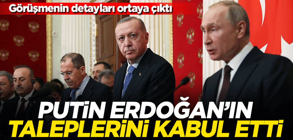 Erdoğan'ın taleplerini kabul eden Putin, Zelenskiy ile görüşebileceğini söyledi