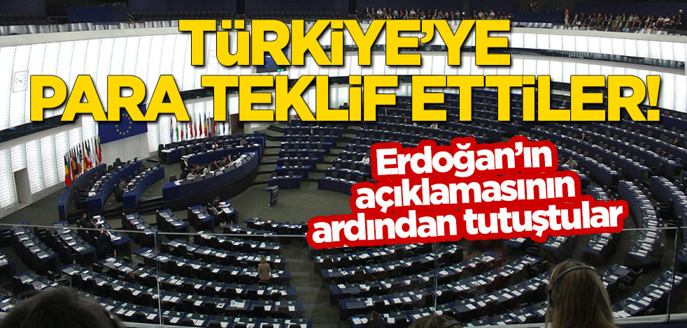 Erdoğan'ın uyarısının ardından tutuştular! Türkiye'ye para teklif ettiler