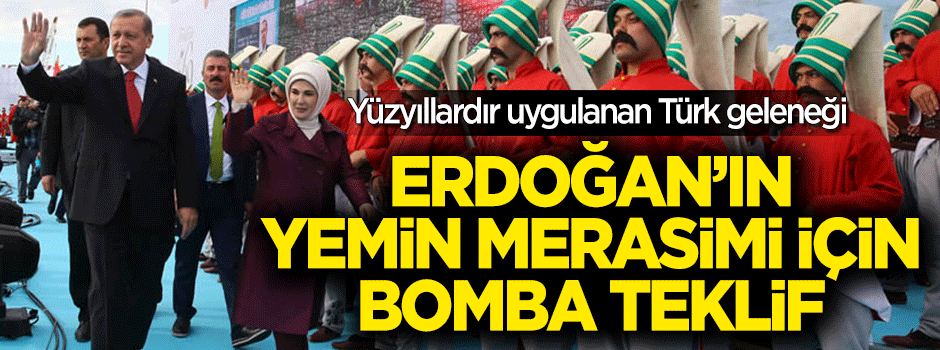 Erdoğan'ın yemin merasimi için Murat Bardakçı'dan bomba teklif!