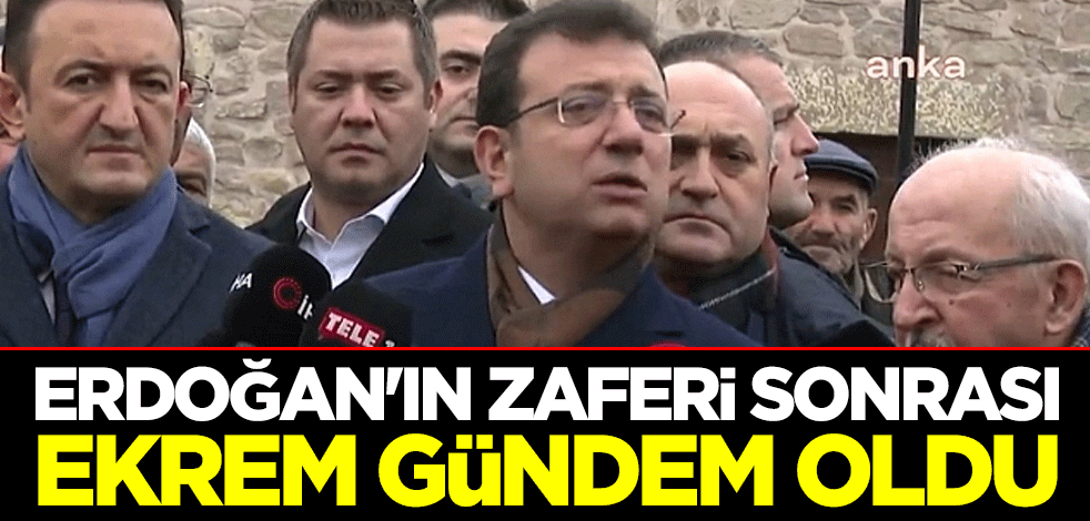 Erdoğan'ın zaferi sonrası İmamoğlu'nun o sözleri gündeme geldi