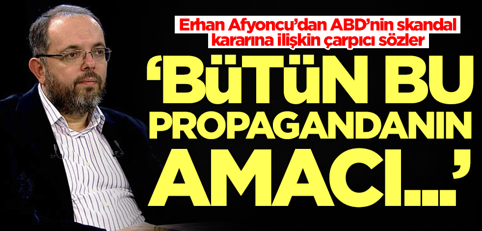 Erhan Afyoncu’dan 1915 olaylarıyla ilgili çarpıcı sözler: Bütün bu propagandanın amacı...