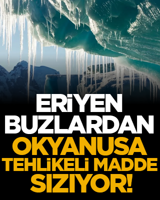 Eriyen buzlardan okyanusa tehlikeli madde sızıyor!