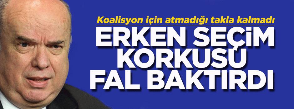 Erken seçim korkusu Fehmi Koru'ya 'fal' baktırdı