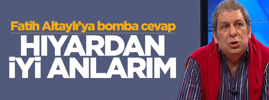Erman Toroğlu'ndan Fatih Altaylı'nın sözlerine bomba cevap