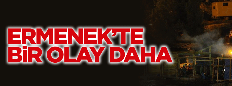 Ermenek'te istinat duvarı çöktü