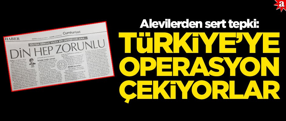 "Ermeni dönmeleri Aleviler üzerinden Türkiye’ye operasyon çekiyor"
