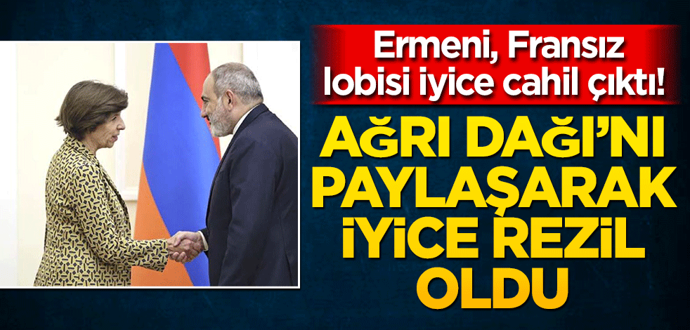 Ermeni, Fransız lobisi iyice cahil çıktı! Ağrı Dağı’nı paylaşarak rezil oldu