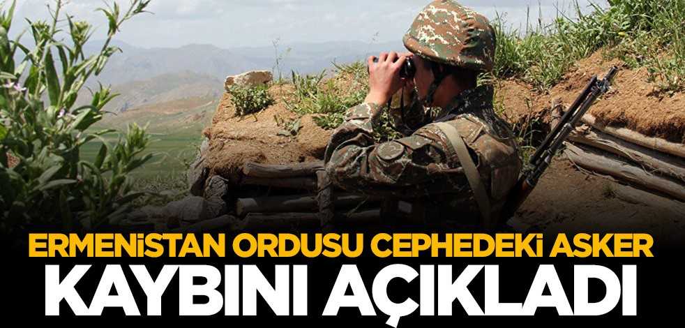 Ermenistan ordusu cephedeki asker kaybını açıkladı
