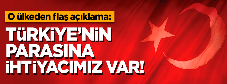 Eroğlu: Türkiye’nin parasına ihtiyacımız var, çünkü yeterli değiliz