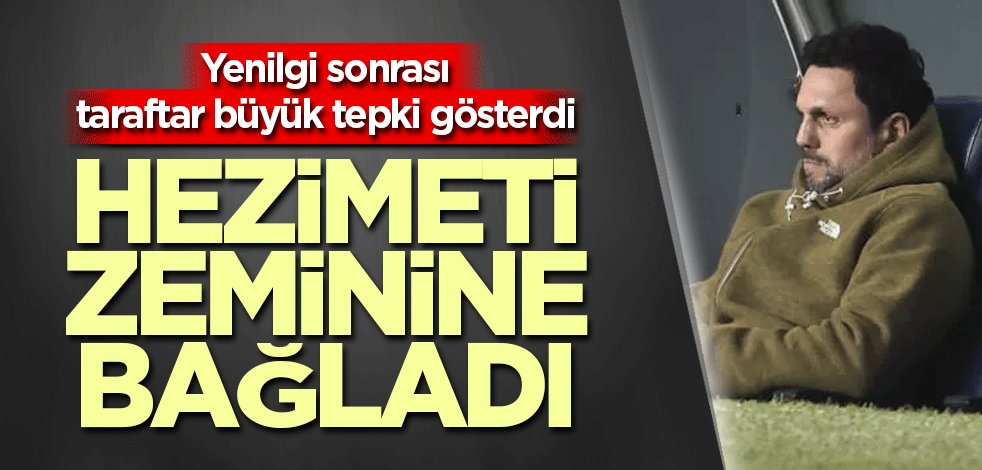 Erol Bulut yenilgiyi zeminine bağladı