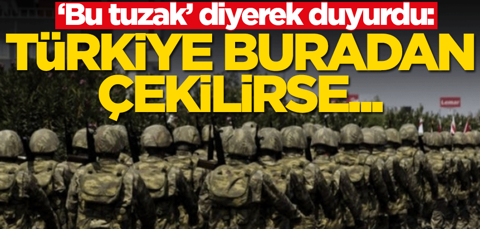 Ersin Tatar, ‘Bu tuzak’ diyerek duyurdu: Türkiye buradan çekilirse...