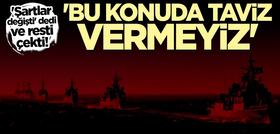 Ersin Tatar resti çekti: Egemenliğimizden taviz vermeyiz