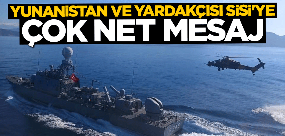 Ersin Tatar'dan Yunanistan ve yardakçısı Sisi'ye çok net mesaj: Türkiye Doğu Akdeniz’deki tüm oyunları bozabilecek kapasitede