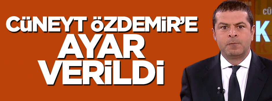 Ersoy Dede'den Cüneyt Özdemir'e ayar