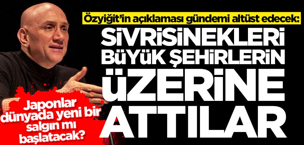 Ertan Özyiğit'ten olay açıklama: Sivrisinekleri büyük şehirlerin üzerine attılar