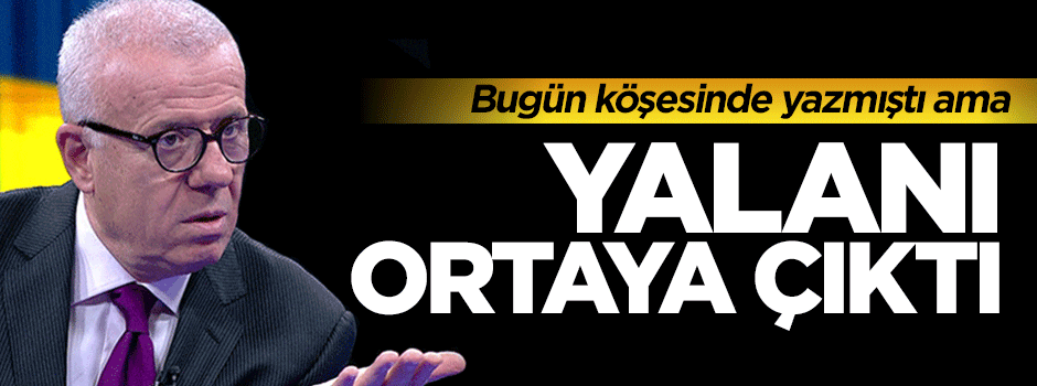 Ertuğrul Özkök fena çuvalladı