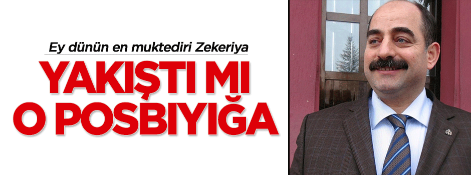 Ertuğrul Özkök'ten Zekeriya Öz'e: Yakıştı mı o posbıyıklara...