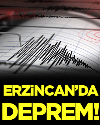 Erzincan'da deprem meydana geldi!