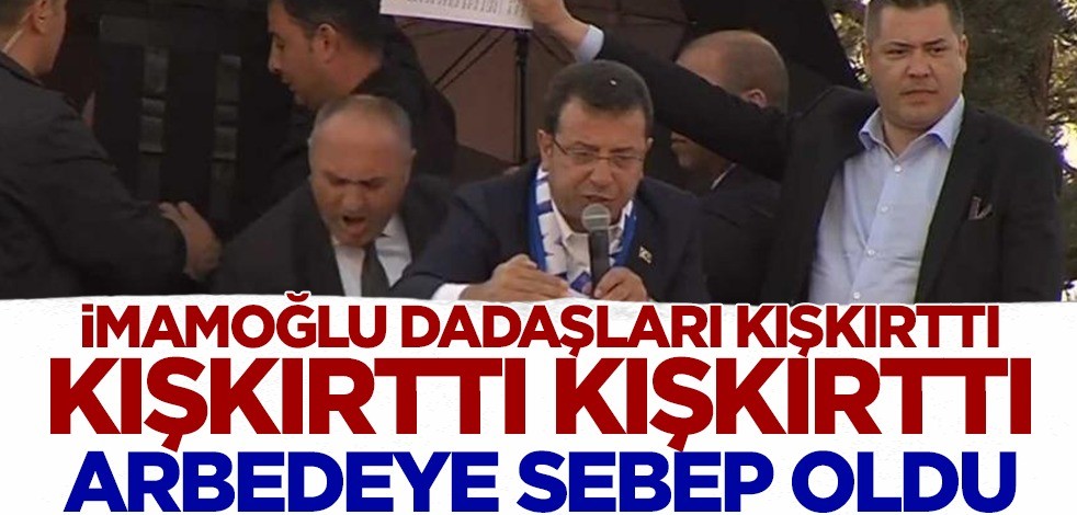 Erzurumlu HDP ile ittifakı protesto etti! İmamoğlu dadaşları kışkırttı, kışkırttı, kışkırttı, arbedeye sebep oldu