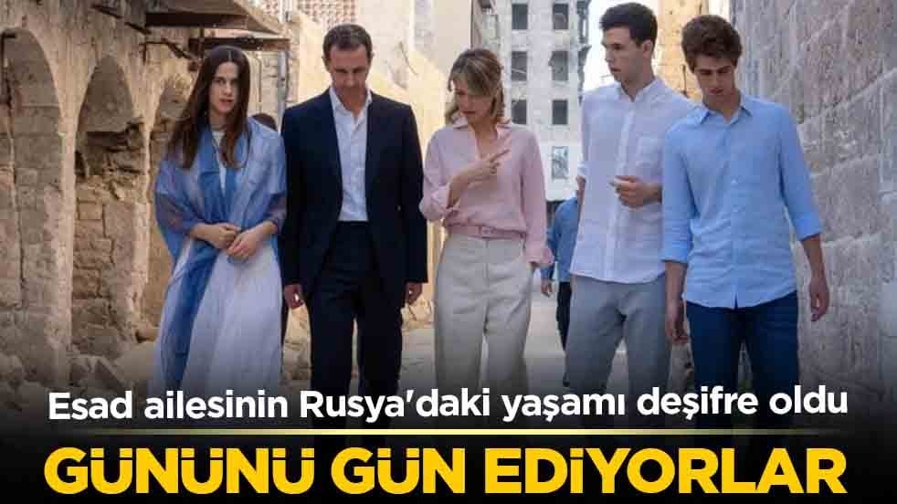 Esad ailesinin Rusya'daki yaşamı deşifre oldu: Gününü gün ediyorlar