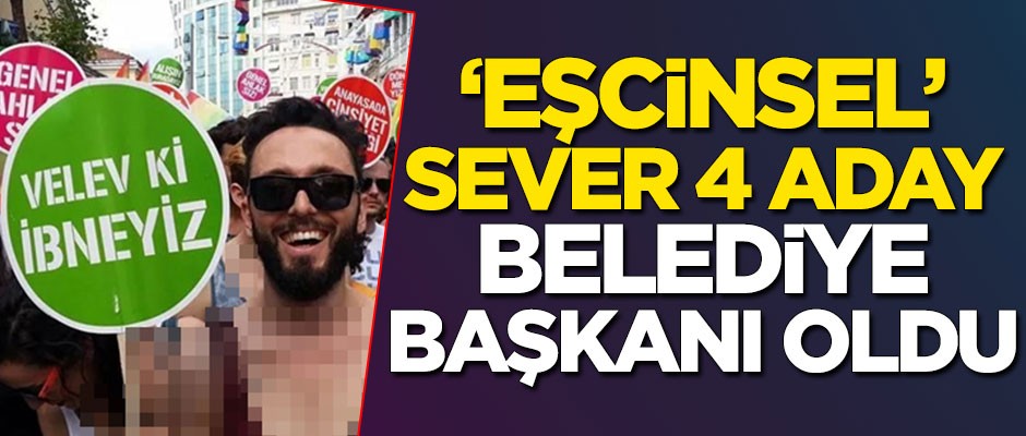 'Eşcinsel' sever dört aday belediye başkanı oldu