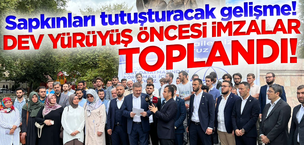 Eşcinselliğe geçit yok! Saraçhane'deki dev yürüyüş öncesi LGBT sapkınlığına karşı binlerce imza toplandı!