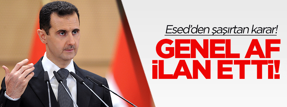 Esed genel af ilan etti!