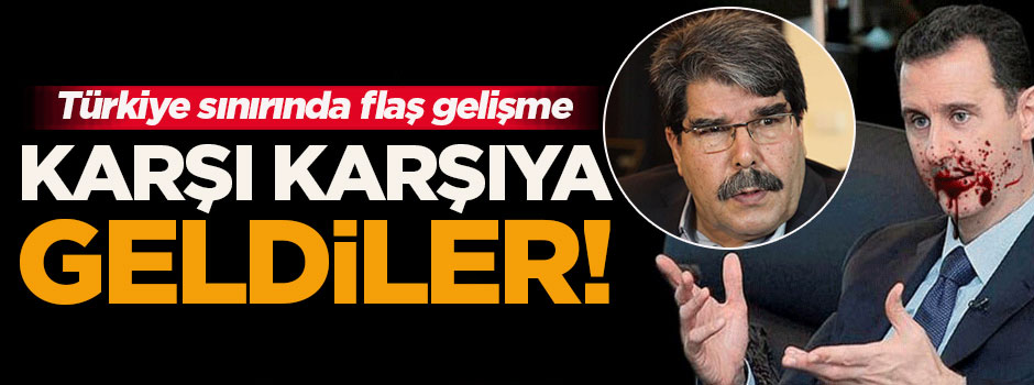 Esed güçleriyle terör örgütü PYD karşı karşıya geldi