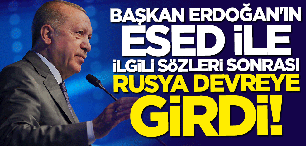 "Esed ile görüşürdüm" demişti... Başkan Erdoğan'ın sözleri sonrası Rusya devreye girdi