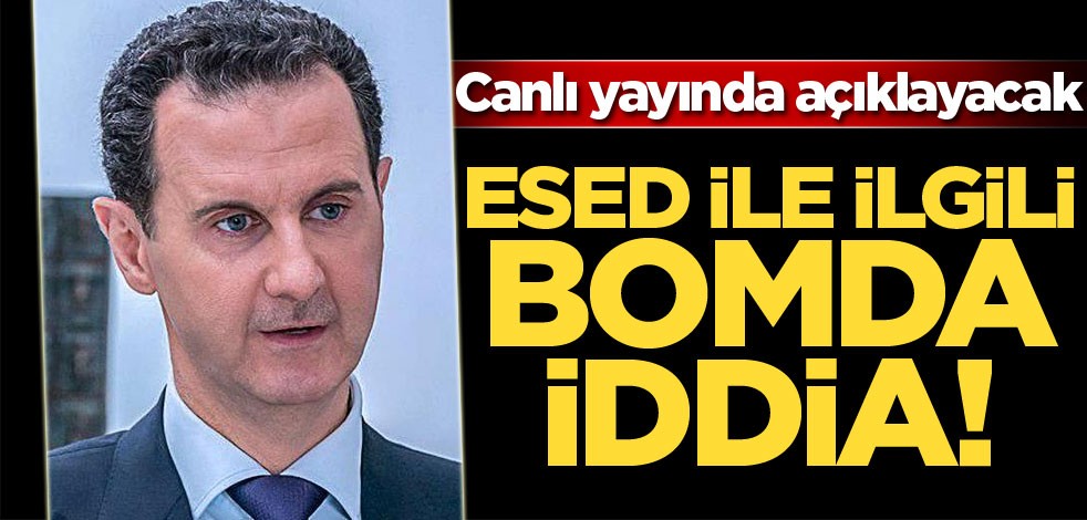 Esed ile ilgili bomba iddia! Canlı yayında duyuracak, ülke bile hazır