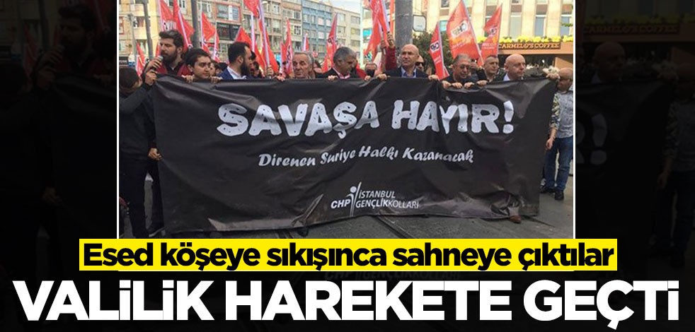 Esed köşeye sıkışınca sahneye çıktılar! Valilik harekete geçti