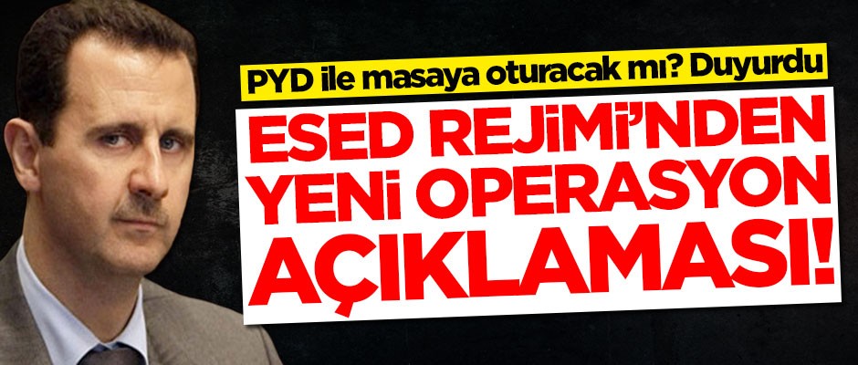 Esed, PKK/PYD ile masaya oturacak mı? Resmen duyurdu
