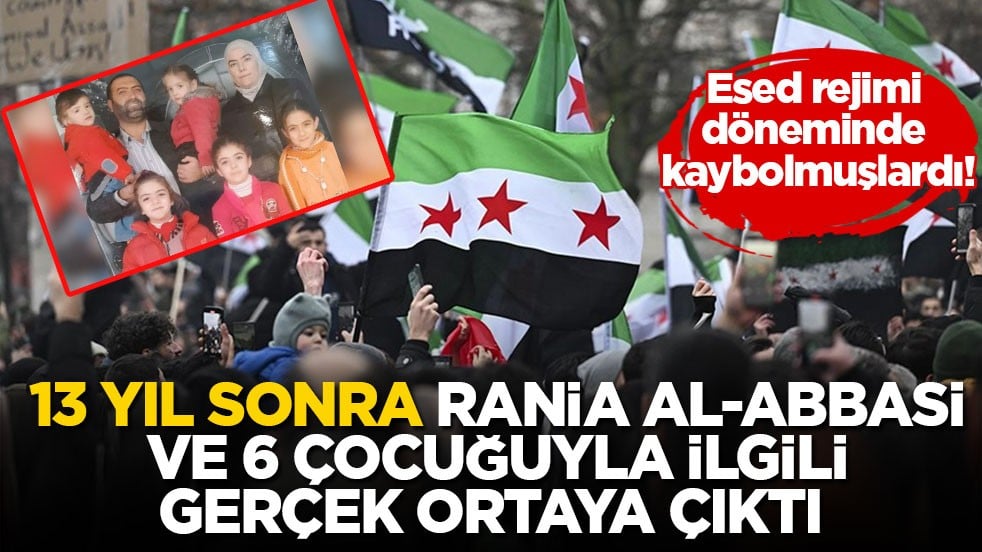 Esed rejimi döneminde kaybolmuşlardı! 13 yıl sonra Rania Al-Abbasi’nin 6 çocuğuyla ilgili gerçek ortaya çıktı