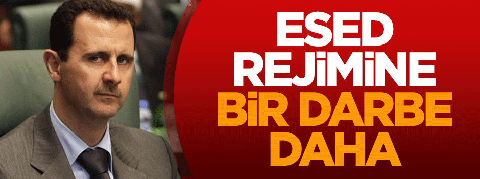 Esed rejimine bir darbe daha