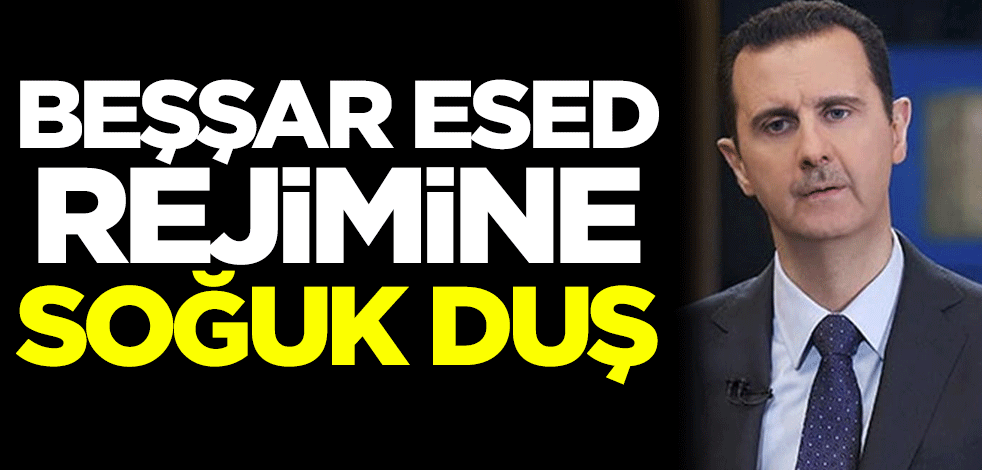 Esed rejimine soğuk duş