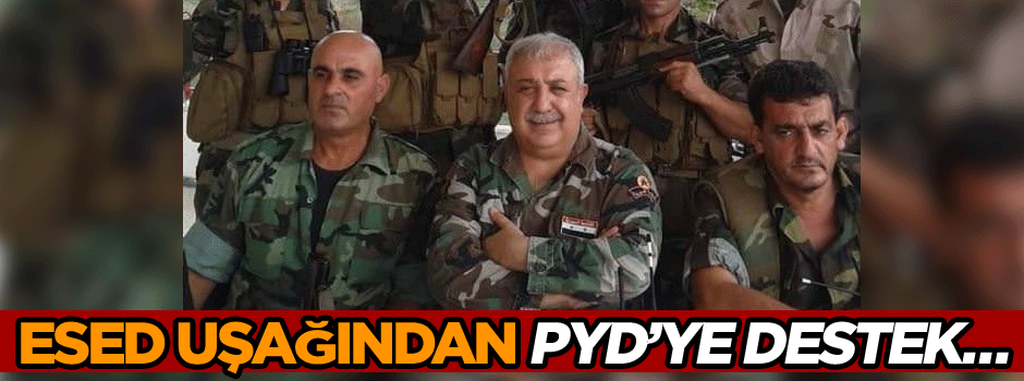 Esed uşağından PYD’ye destek…