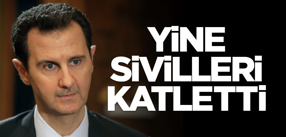 Esed yine sivilleri katletti