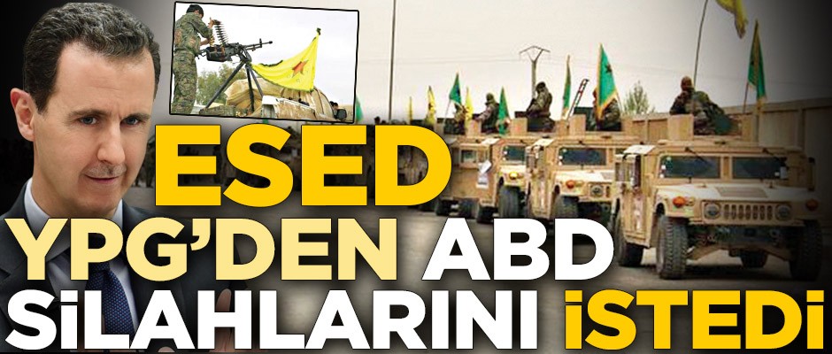 Esed, YPG’den ABD silahlarını istedi
