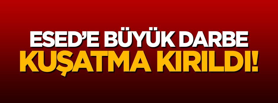 Esed'e ağır darbe: Halep kuşatması kırıldı!