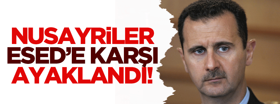 Esed'in kuzeni albayı öldürdü, Nusayriler ayaklandı!