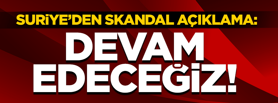 Esed'in temsilcisinden skandal açıklama! "Devam edeceğiz"