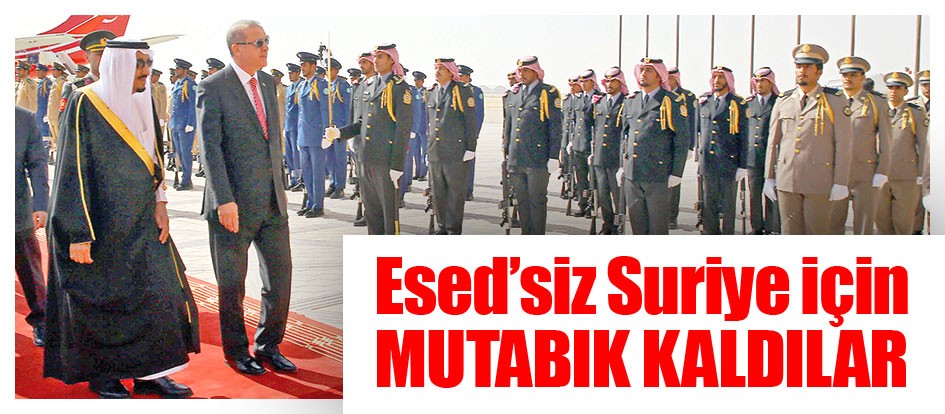 Esed’siz Suriye için mutabık kaldılar