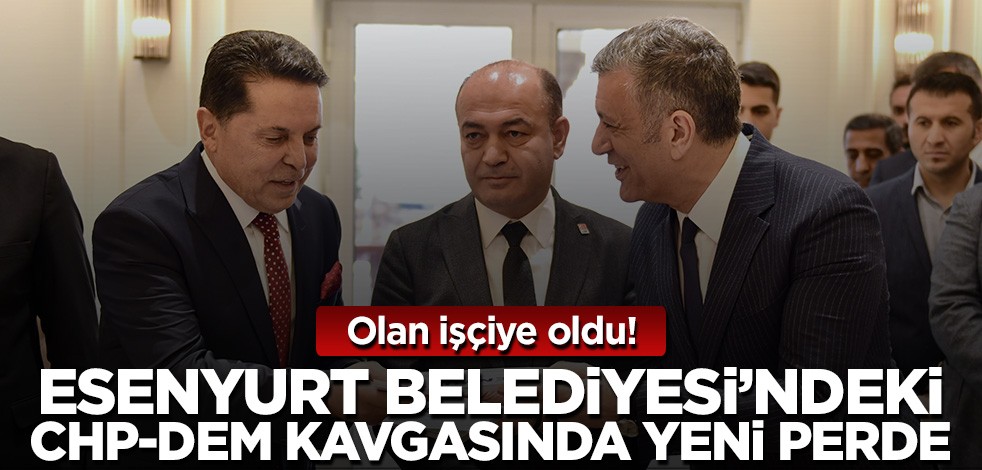 Esenyurt'taki CHP-DEM kavgasında yeni perde! Olan işçiye oldu..