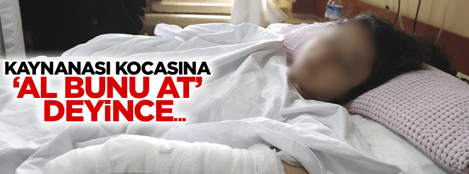 Eşini balkondan attı!