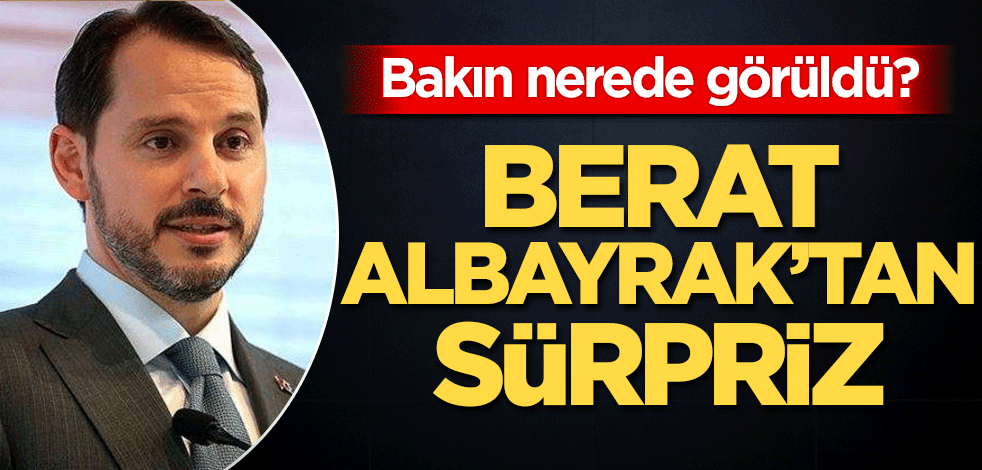 Eski Bakan Berat Albayrak bir düğünde göründü!